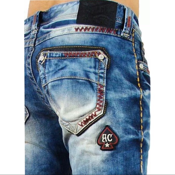 Affliction Other - AFFLICTION Men Denim Jeans ACE AVENGE TRENTON Embr